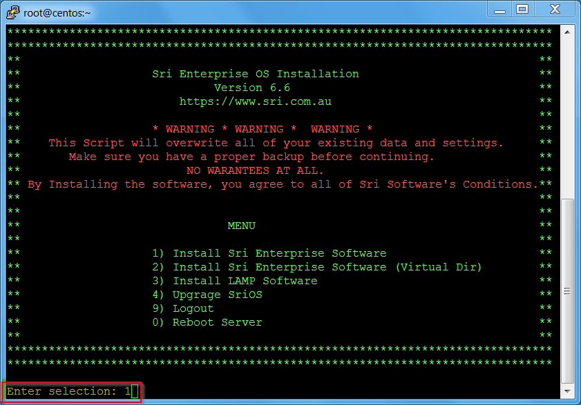 Sri Installation Script8